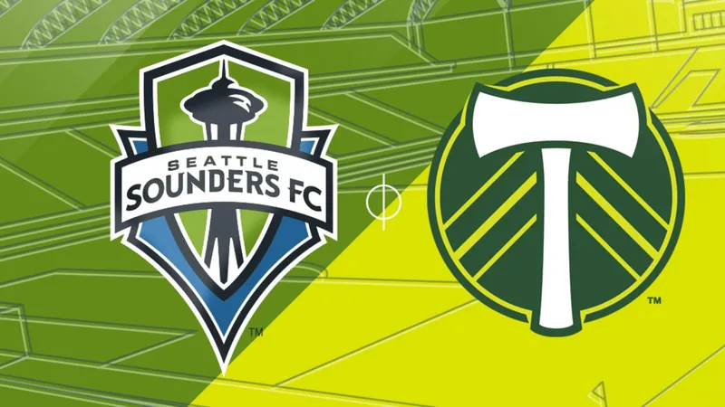 Cầu thủ Seattle Sounders và Porland Timbers tranh chấp bóng trên sân cỏ - Phong độ gần